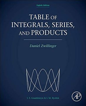 portada Table of Integrals, Series, and Products (en Inglés)