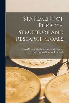 portada Statement of Purpose, Structure and Research Goals (en Inglés)