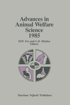 portada Advances in Animal Welfare Science 1985