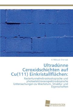 portada Ultradunne Ceroxidschichten Auf Cu(111) Einkristallflachen