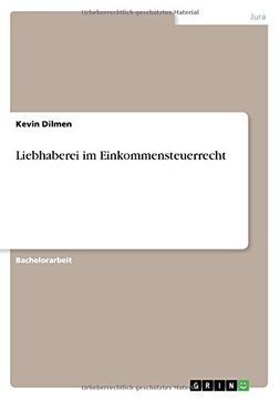 portada Liebhaberei Im Einkommensteuerrecht (German Edition)