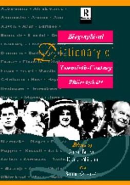 portada biographical dictionary of twentieth century philosophers (en Inglés)