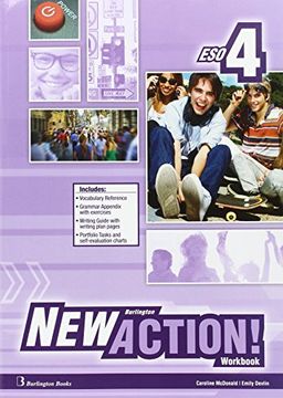 portada New Burlington Action 4 Workbook + Language Builder