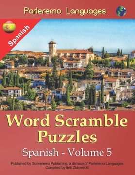 portada Parleremo Languages Word Scramble Puzzles Spanish - Volume 5
