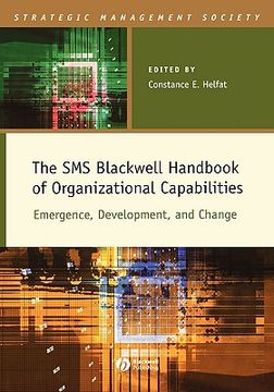 portada the sms blackwell handbook of organizational capabilities: emergence, development, and change (en Inglés)