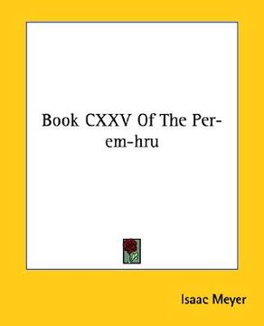 portada book cxxv of the per-em-hru (en Inglés)