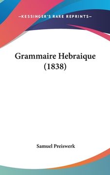 portada Grammaire Hebraique (1838) (in French)