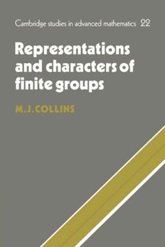 portada Representations and Characters of Finite Groups: 0 (Cambridge Studies in Advanced Mathematics) (in English)