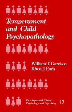 portada temperament and child psychopathology (en Inglés)