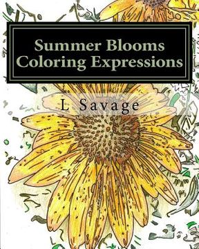 portada Summer Blooms Coloring Expressions (en Inglés)