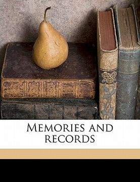 portada memories and records (in English)