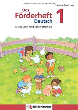 portada Das Förderheft Deutsch 1: Erstes Lese- und Schreibtraining (in German)