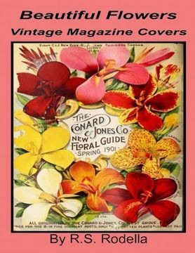 portada Beautiful Flowers Vintage Magazine Covers: Coffee Table Book (en Inglés)