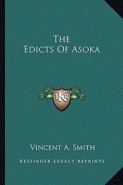 portada the edicts of asoka (en Inglés)