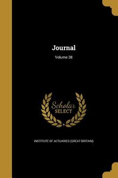 portada Journal; Volume 38 (in English)