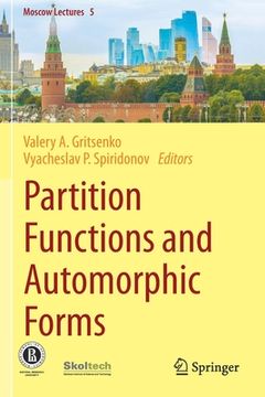 portada Partition Functions and Automorphic Forms (en Inglés)