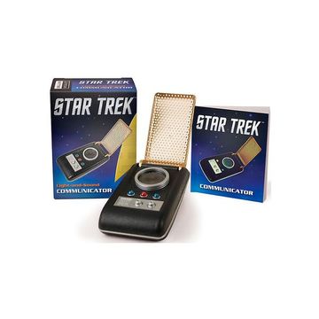 portada Star Trek Mini Communicator – Tamaño de la Palma Auténtica Réplica de luz y Sonido (en Inglés)