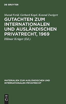 portada Gutachten zum Internationalen und Auslã Â¤Ndischen Privatrecht, 1969 (Materialien zum Auslã Â¤Ndischen und Internationalen Privatrech) (German Edition) [Hardcover ] (in German)