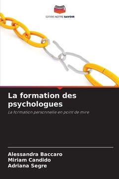portada La formation des psychologues (en Francés)