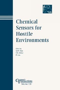 portada chemical sensors for hostile environments: proceedings of the symposium held at the 103rd annual meeting of the american ceramic society, april 22-25, 2001, in indiana, ceramic transactions, volume 130