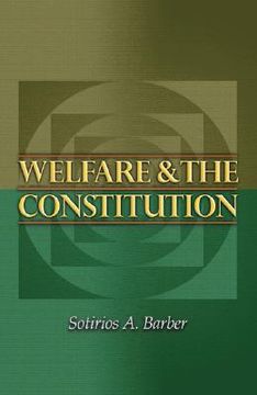 portada welfare and the constitution (en Inglés)