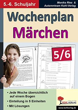 portada Wochenplan Märchen 5/6: Kopiervorlagen zum Einsatz im 5.-6. Schuljahr (in German)