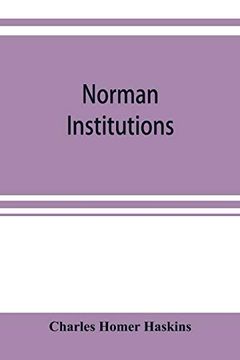 portada Norman Institutions (en Inglés)