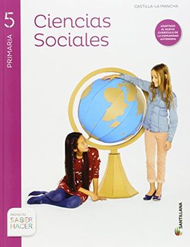 portada CIENCIAS SOCIALES + ATLAS CASTILLA LA MANCHA 5 PRIMARIA SANTILLANA