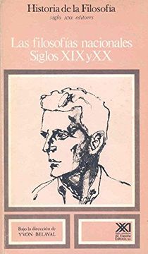 portada Las Filosofias Nacionales (S. Xix-Xx) (T. 9) (4ª Ed. )