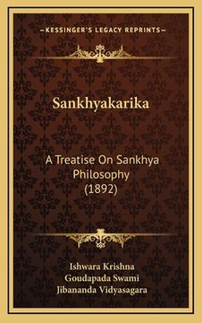 portada Sankhyakarika: A Treatise On Sankhya Philosophy (1892) (en Sánscrito)