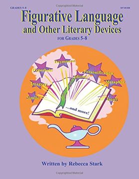 portada Figurative Language and Other Literary Devices: Grades 5-8 (en Inglés)