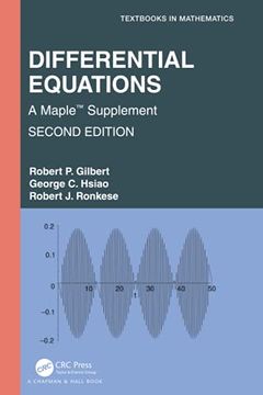 portada Differential Equations: A Maple™ Supplement (Textbooks in Mathematics) (in English)