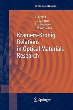 portada kramers-kronig relations in optical materials research (en Inglés)