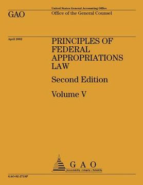 portada Principles of Federal Appropriations Law: Second Edition Volume V (en Inglés)