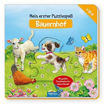 portada Trötsch Puzzlebuch Mein Erster Puzzlespaß Bauernhof: Kinderbuch Beschäftigungsbuch Entdeckerbuch Puzzlebuch (en Alemán)