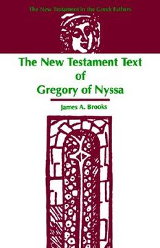portada the new testament text of gregory of nyssa (en Inglés)