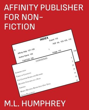 portada Affinity Publisher for Non-Fiction (en Inglés)
