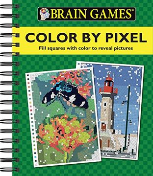 portada Brain Games® Color by Pixel (en Inglés)