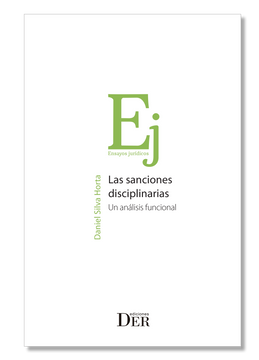 portada Las sanciones disciplinarias. Un análisis funcional (in Spanish)