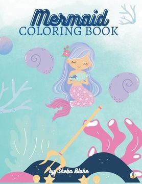 portada Mermaid Coloring Book for Kids Ages 6-12 (en Inglés)