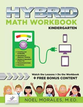 portada Hybrid Math Workbook Kindergarten (en Inglés)