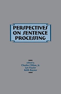 portada Perspectives on Sentence Processing (en Inglés)
