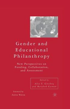portada Gender and Educational Philanthropy: New Perspectives on Funding, Collaboration, and Assessment (in English)