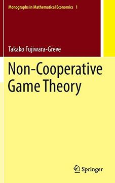 portada Non-Cooperative Game Theory (Monographs in Mathematical Economics) (en Inglés)