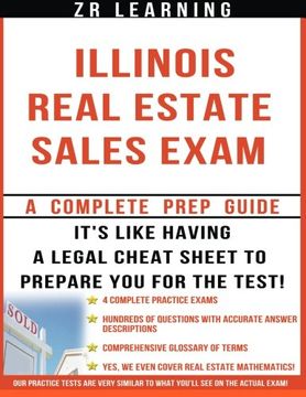 portada Illinois Real Estate Sales Exam - 2014 Version: Principles, Concepts And Hundreds Of Practice Questions Similar To What You ll See On Test Day (in English)