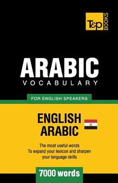 portada Egyptian Arabic vocabulary for English speakers - 7000 words