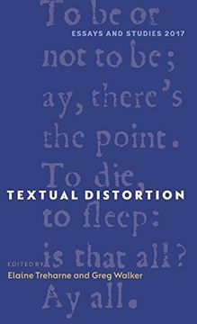 portada Textual Distortion (Essays and Studies, 70) (in English)