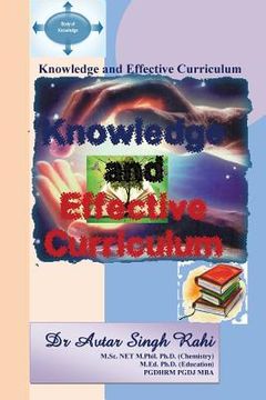 portada Knowledge and Effective Curriculum (en Inglés)