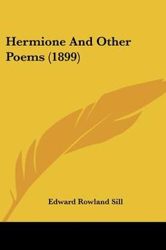 portada hermione and other poems (1899) (in English)