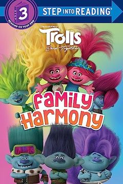 portada Trolls Band Together: Family Harmony (Dreamworks Trolls) (Step Into Reading) (en Inglés)